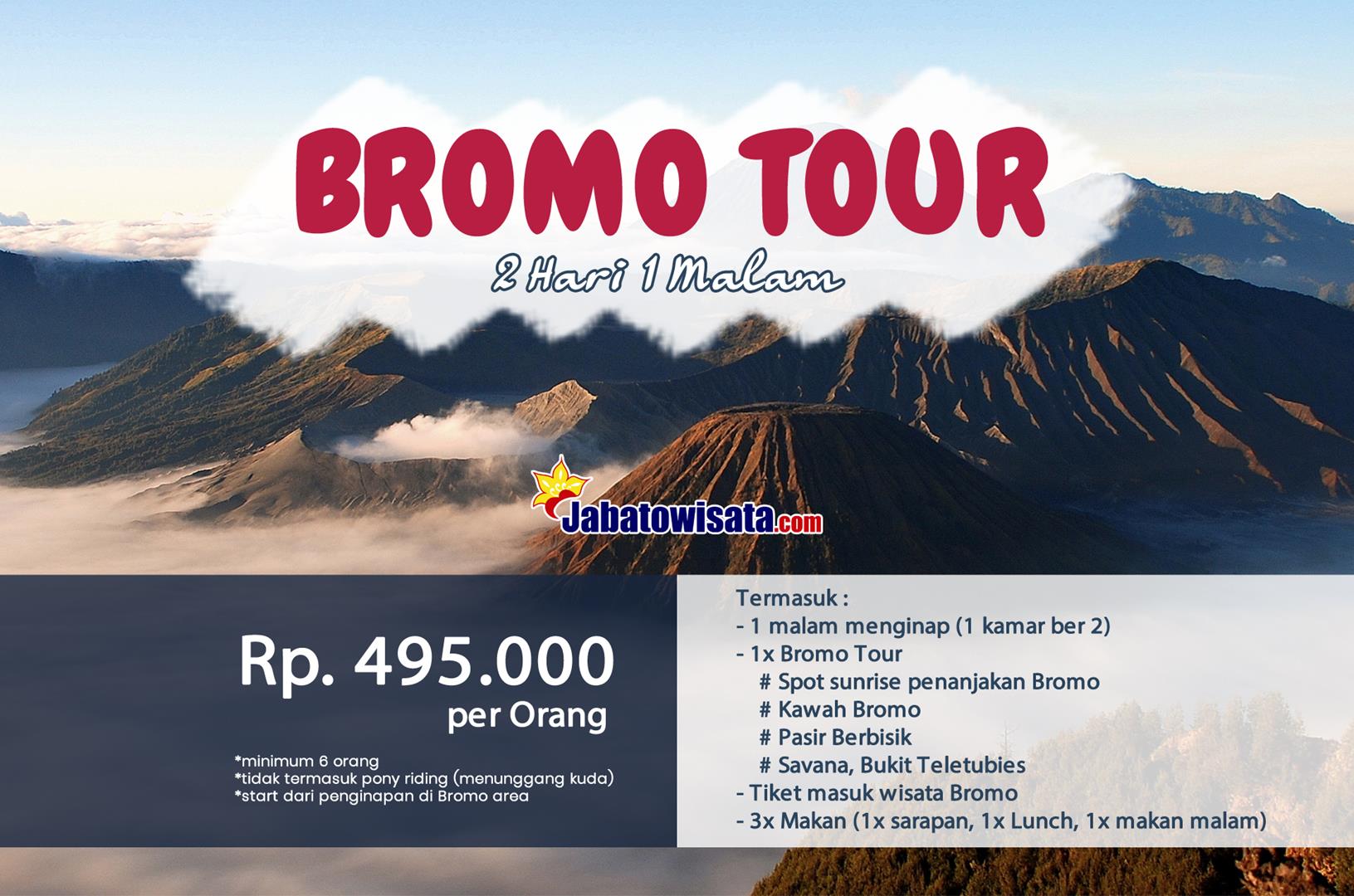 harga tour bromo