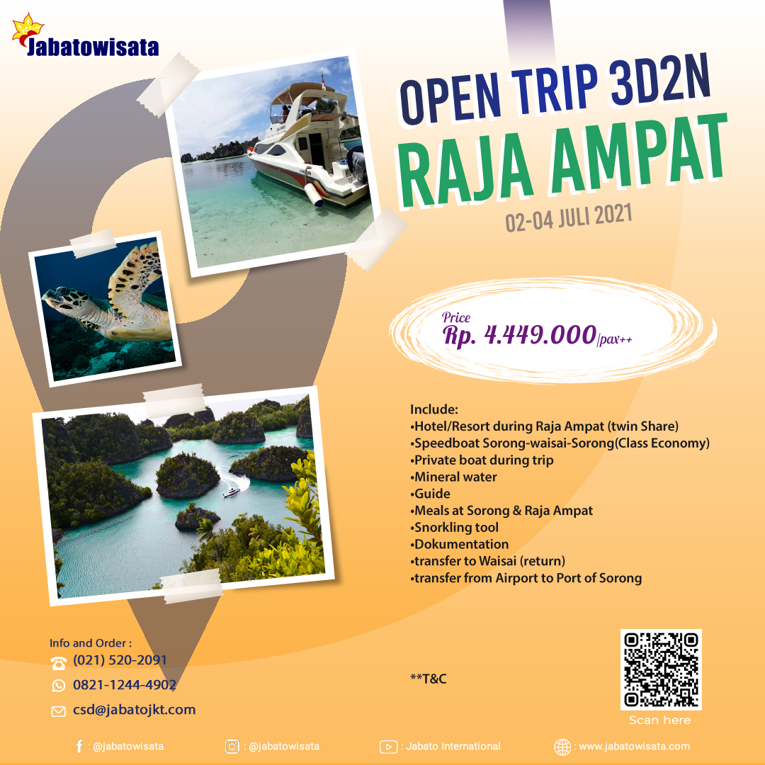 open trip raja ampat